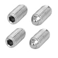 thumbnail image 1 of Unique Bargains M10x20mm 304 Stainless Steel Spring Hex Socket Ball Point Grub Set Screws 4pcs, 1 of 1