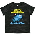 thumbnail image 3 of Inktastic Daddy's Fishing Buddy (blue) Boys or Girls Toddler T-Shirt, 3 of 5