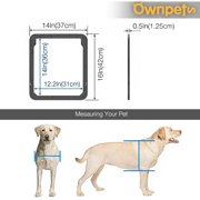 Lockable Pet Screen Door with Magnetic Locking Plastic Door for Dog Cat