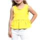 thumbnail image 1 of Vestido de verano para niña con camiseta y falda elástica de cuello redondo en colores pastel. Bonita y clásica camiseta de algodón para niña., 1 of 4