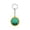 Green, variant on Cute Bun Face Keychain Smiley Bun Face Bag Charm Pendant Portable Decorative Key Charm For Backpack Handbag Car Keys Daily Decor(Blue-1.38")