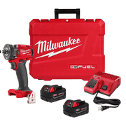 Milwaukee 2855-22R 18V Brushless 1/2 Compact Impact Wrench w/ Friction Ring Kit