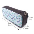 thumbnail image 3 of Lsque Rabbit2 Printed Big Capacity PU Leather Pencil Case Large Pencil Pouch Stationery Pen Bag Pencil Holder for Teen, 3 of 6