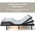 thumbnail image 5 of Lammaloe Electric Cal King Size Adjustable Bed Frame with Massage Feature and Wireless Remote, Zero Gravity Metal Adjustable Bed Base with 14" Storage, USB Ports, LED Lights, 5 of 11