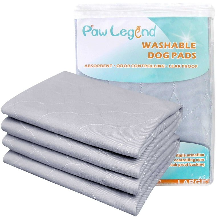 Washable Pee Pads for Dogs, 2- Pack Large 30 x 32 Reusable Dog