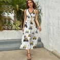 thumbnail image 5 of Excavator Construction Vehicle Truck Sleeveless Dress Female Clothing Dress Women Summer 2025 Dress, 5 of 7