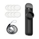 thumbnail image 4 of Kazoo con diafragma de flauta Kazoo, instrumentos musicales, fácil de tocar y tono ajustable con cordón para regalos de fiesta para principiantes , Negro, 4 of 10