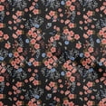thumbnail image 1 of oneOone Cotton Flex Red Fabric Floral Sewing Fabric By The Yard Printed Diy Clothing Sewing Supplies 40 Inch Wide, 1 of 4