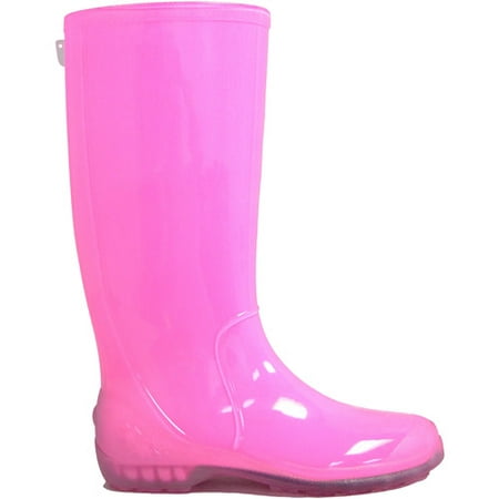 Women's Solid Rain Boot - Walmart.com