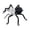 A, variant on sruoe Halloween Metal Spider Figurine, Halloween Supplies, Fixed Leg Tabletop Ornament, Gothic Decor for Mantel Cabinet Indoor Party Scene Layout