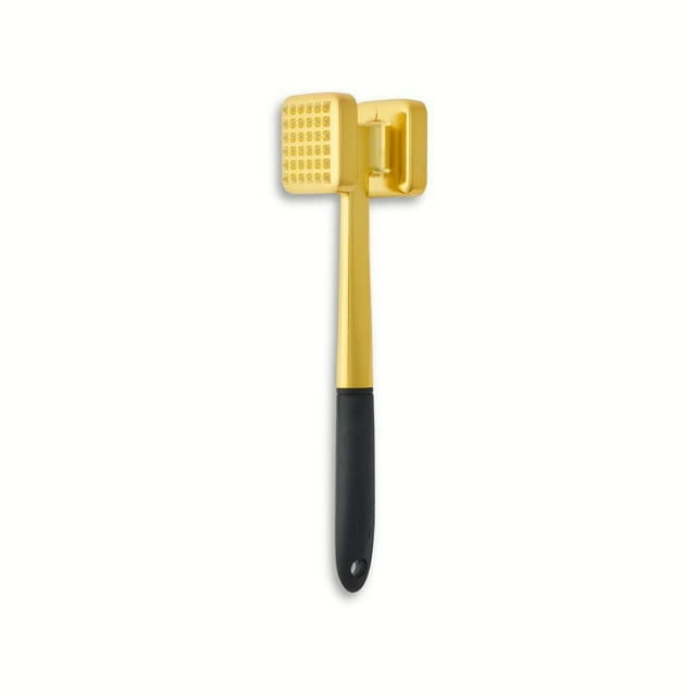 Thyme & Table Meat Tenderizer in Polished Gold Finish
