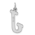 thumbnail image 3 of 925 Sterling Silver Dainty Letter J Initiale Nom Monogramme Collier Pendentif Pendentif, 3 of 8
