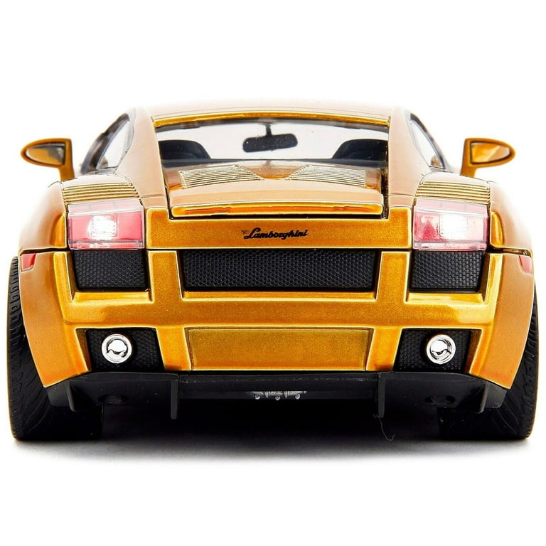 Jada Collectible Toy Lamborghini Gallardo Gold Metallic Fast