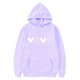 thumbnail image 5 of Camiseta de manga larga para niños, cuello redondo, color liso, ideal para niños y niñas, sudadera con capucha de poliéster., 5 of 6