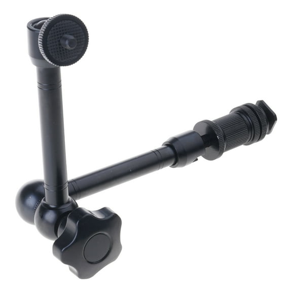 Upgraded 11 Inch Adjustable Articulating Friction Arm with Large Super Clamp Fit for Camera Monitor Mount Adapter