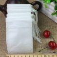 thumbnail image 2 of Paquete de 100 bolsas de té desechables vacías, bolsa de filtro, colador de tetera, bolsa de té blanca no tejida (7*9cm) Rojo Verde, 2 of 5
