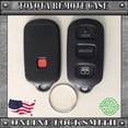 thumbnail image 6 of New Replacement Keyless Entry Remote Shell Case Key FOB Toyota 4 Buttons Pad, 6 of 8