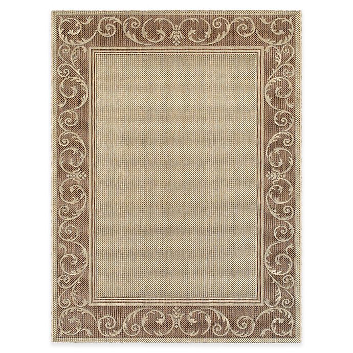 Balta US Scroll Border 8Foot x 10Foot Indoor/Outdoor Area Rug in