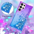 thumbnail image 4 of Funda para Samsung Galaxy S24 Ultra 5G Transparente con Brillos Carcasa Protectora Antigolpes con Glitter Brillante, 4 of 5