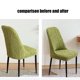 thumbnail image 4 of Fundas De Silla De Poliéster Fundas elásticas de nailon y elastano verde para sillas, lavables, para comedor, cocina y decoración de banquetes de boda (1 unidad) JASKFLY, 4 of 8