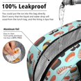 thumbnail image 5 of Lunch Bag Lunch Box for Women Reusable Insulated Lunch Bags,Water-Resistant Sushi Print Cooler Lunch Tote Bag, Large Capacity for Work Travel Picnic, 5 of 6