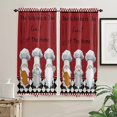 thumbnail image 3 of Chef Gnome Kitchen Small Curtain Rod Pocket Short Curtains Half Drapes Partition Cabinet Door Window Curtains Home Decor, 3 of 6