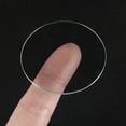thumbnail image 4 of Uxcell 8 Pack 43.5mm Dia. Watch Glass Crystal Lens, Single Dome Round 1.5mm Edge Thickness Clear, 4 of 5