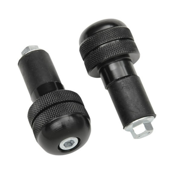 KCS Moto Anti-Vibration Handlebar End 7/8" Bars BLACK 156005