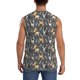 thumbnail image 4 of Fotbe Bulldog Print Men's Camiseta sin Mangas Estampada para Hombres, Playera Casual para Gimnasio, Entrenamiento, Playa-Small, 4 of 7