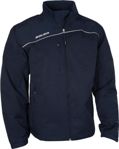 Bauer Lightweight Youth Hockey Warm Up Jacket Navy X-Small by