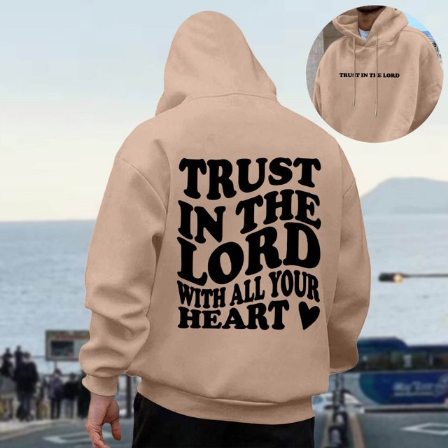 MHFRRA Sudadera con Capucha de Manga Larga para Hombre, Informal, Cómoda, con Forro, para Exteriores E Invierno Marrón