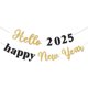 thumbnail image 1 of 3 piezas de cartel de Feliz Año Nuevo, cartel de banderines de Feliz Año Nuevo para decoraciones de fiesta de Nochevieja 2025, decoraciones de letreros, 1 of 5