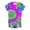 Purple, variant on Viluyesy Womens Short Sleeve T Shirts Crew Neck Tie Dye Print Casual Loose Fit Summer Tops Green Size 3XL