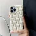 thumbnail image 6 of Compatible for iPhone 12 Pro Max 6.7 Case, 3D Laid Desgin Soft Silicone Phone Cover Shockproof Protective Bumper Corners Case for iPhone 12 Pro Max Women and Girls - White, 6 of 13
