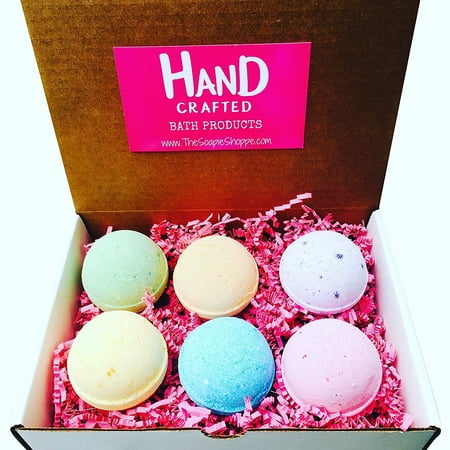 Bath Bomb Gift Set Bath Bubbling Bath Bombs/ASSORTED Best Sellers/ Spa Time in your Tub (6 PACK,