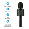 thumbnail image 6 of Core Innovations Wireless Bluetooth Karaoke Microphone with Built-in Speakers + HD Recording | Black, 6 of 17