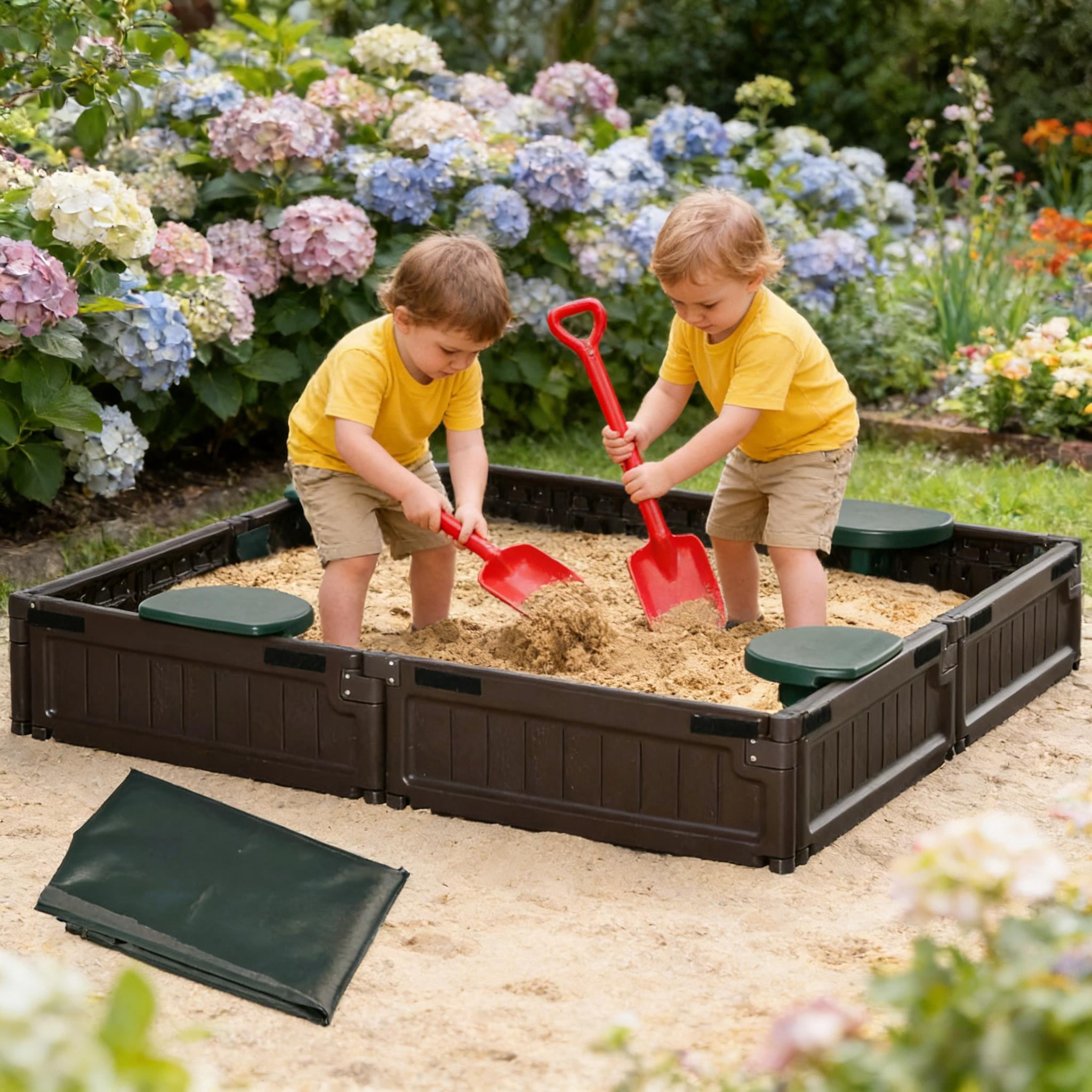 Kids Outdoor Sandbox