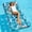 blue, variant on Pool Floats Adult, Inflatable Tanning Pool Float Lounger, Cooling Pool Rafts Floaties for Adults Floating Mat for Summer Outdoor Lake River Beach Pool Party