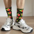 thumbnail image 5 of JUNZAN Cartoon Snail Mens Funny Socks for Men Women Colorful Fun Novelty Crew Patterned Socks, 5 of 6
