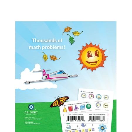 Calvert Clubhouse: The Biggest Book of Math Practice for 2nd Grade by Calvert Publications (Paperback)