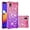 Pink Mauve, variant on Samsung Galaxy A01 Core Case,Creativity Clear Gradient Quicksand Glitter Flowing Liquid Floating TPU Case Bling Diamond Sparkle Cover for Samsung Galaxy A01 Core JB Bluish Violet