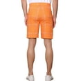 thumbnail image 3 of INSPIRE CHIC Men's Plaid Shorts Checked Regular Fit Flat Front Dress Shorts, 3 of 6