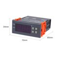 thumbnail image 2 of AC220V Digital Thermostat Electronic Temperature Control Table Refrigeration Heating Controller Temperature Controller Thermal Regulator, 2 of 9
