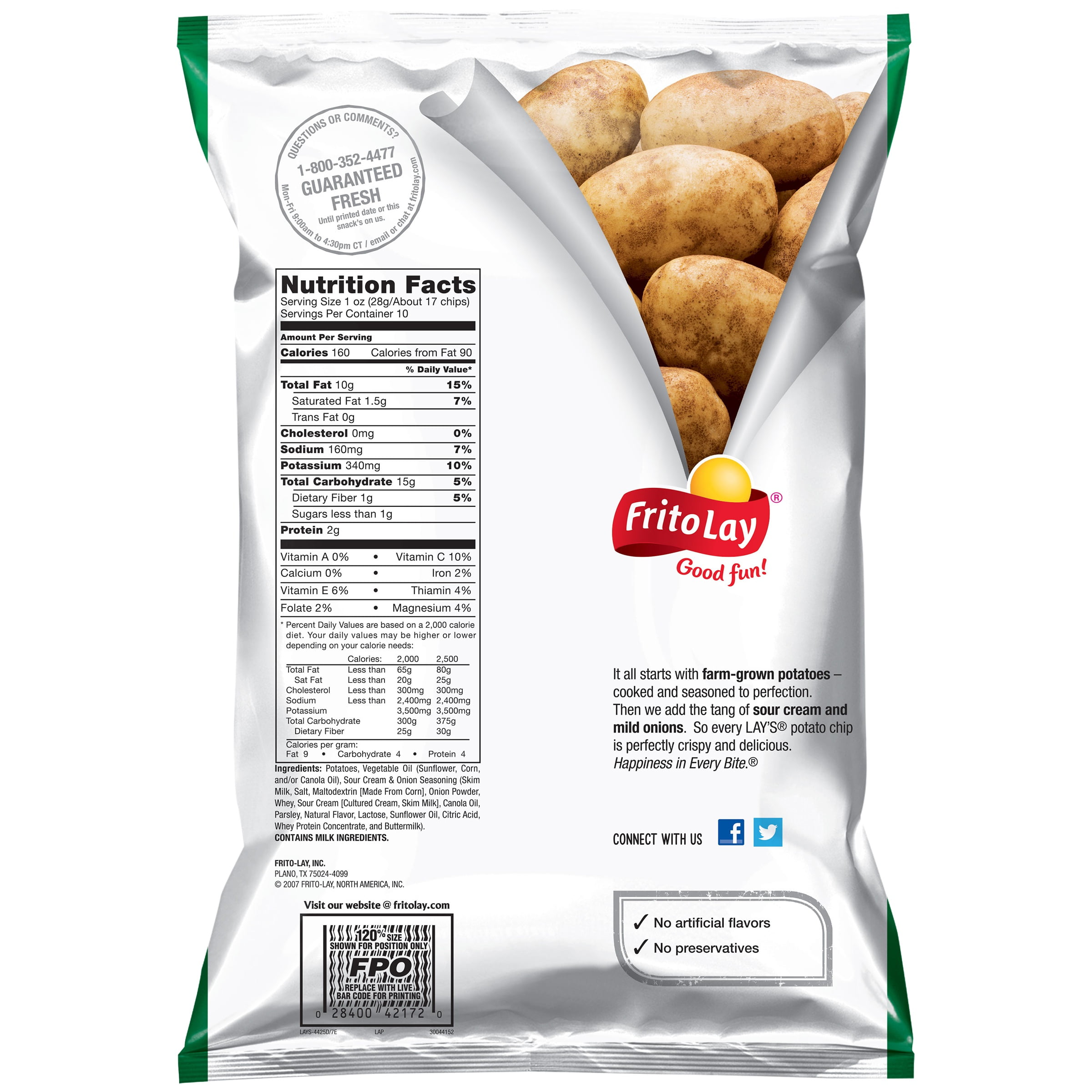 Lays Baked Barbeque Chips Nutrition Information Nutrition Ftempo