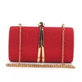 thumbnail image 5 of Supvox Stylish Red Chain Handbag Evening Clutch Purse Fashion Accessory for Weddings, Parties, and Special Occasions, 5 of 6