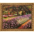 thumbnail image 1 of La Pastiche Claude Monet 'Artist's Garden at Giverny' Hand Painted Oil Reproduction, 1 of 5