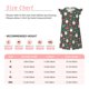 thumbnail image 3 of Fotbe Santa Claus Vestido de Dormir para Niñas de 3 a 10 Años, Mangas Cortas, Estilo Princesa, Pijama Camisón con Mangas Voladas-XX-Large, 3 of 6