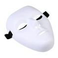 thumbnail image 3 of Nicky Bigs Novelties Thick Blank Male Mask and White Gloves Phantom Dance Crew Costume Kit, 3 of 3
