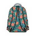thumbnail image 3 of Pioneer Flower Floral Print Pattern Backpack for School, Cute School Bag with Adjustable Shoulder Straps and Padded Back, 15.3"x11"x7.1", 3 of 5