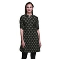 thumbnail image 1 of Bimba Kurta Droite pour Femmes Col Mandarin Robe Imprimée Kurti Courte, 1 of 6